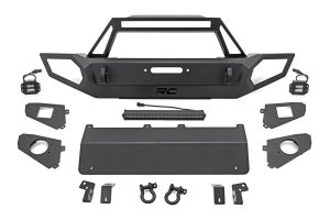 Jeep Wrangler Front Winch Bumper - Rough Country - Full Width Trail - '07-'10
